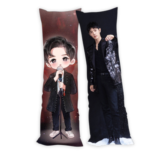 来图定制diy等身抱枕明星动漫宠物照片定做长条枕头2way靠背垫