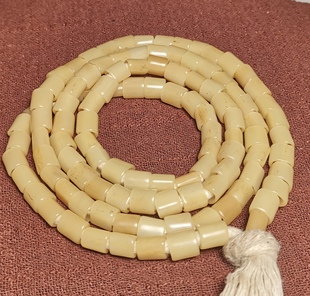 西藏文玩牧区老藏念过空行母手链锁骨链磨损到位一物一图手持念珠