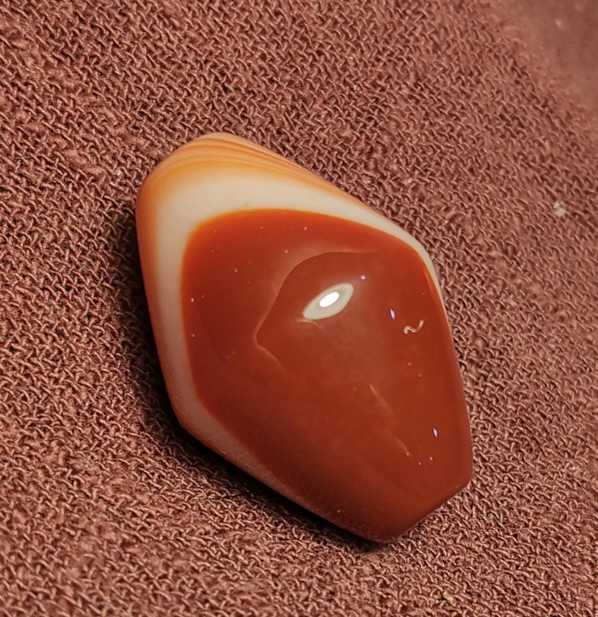 西藏文玩20*30mm缠丝玛瑙珠一物一图锁骨链吊坠顶珠随身佩戴佛珠