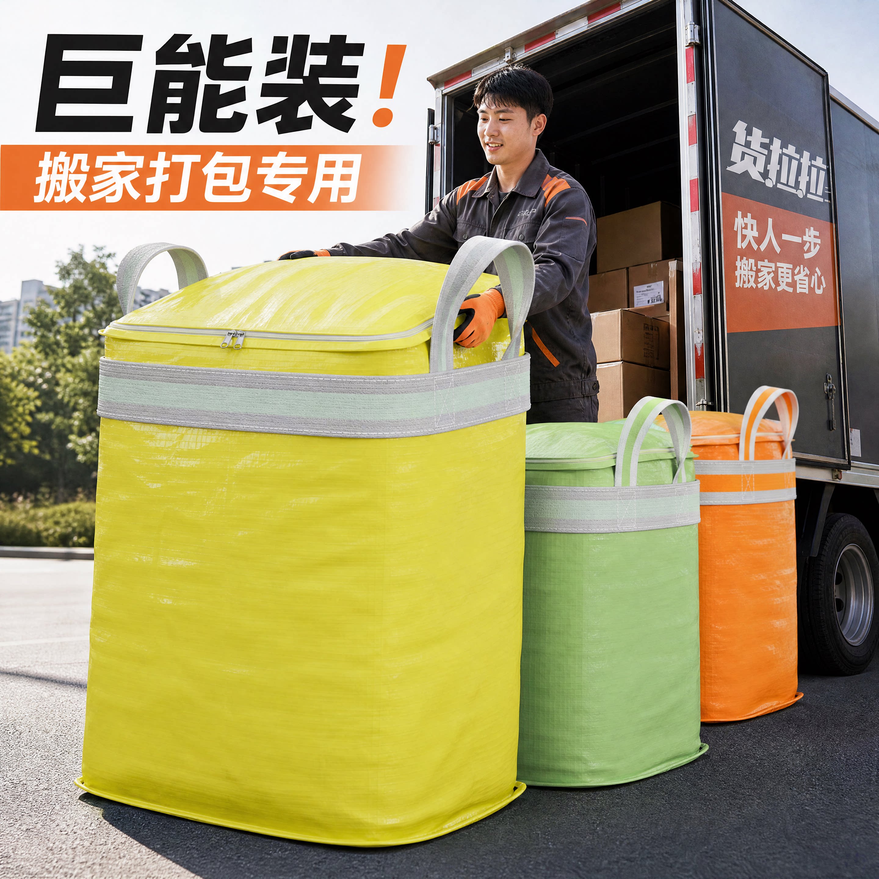 【加厚款】搬家打包专用防水袋子图片