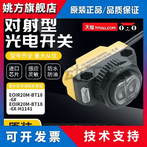 TURCK图尔克EOIR20M-BT18-6X-H1141 EOIR20M-BT18-6X对射光电开关