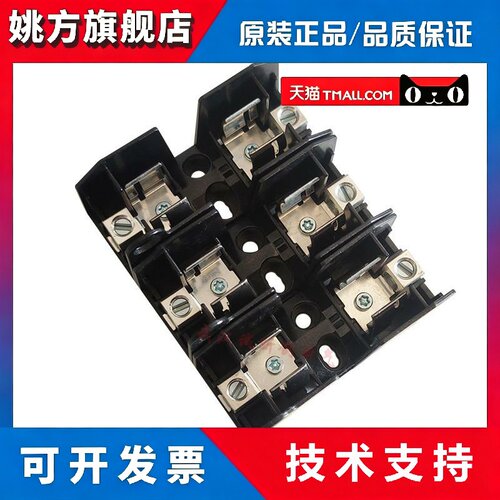 美国BUSSMANN伊顿 熔断器底座 J60060 JM60060-xR-1CR 1P 600V3CR