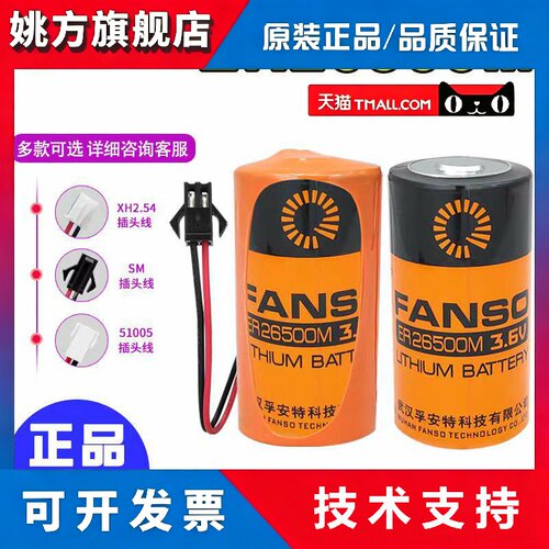 孚安特ER26500M 3.6V锂电池2号流量计量表燃气智能水表物联网定位