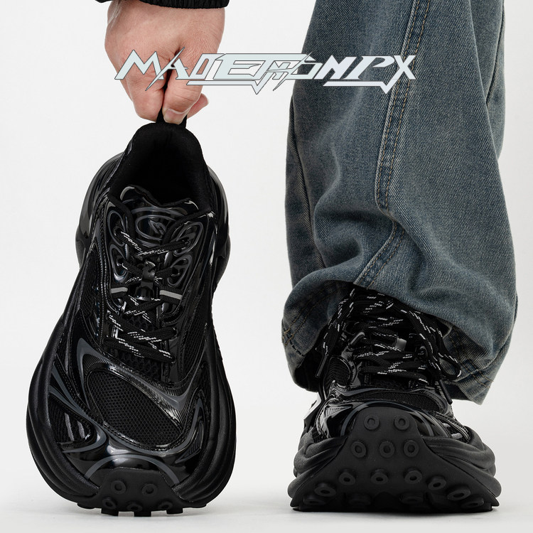 黑武士机甲大头老爹鞋冬季炸街男女复古情侣增高厚底运动休闲鞋,流行男鞋,老爹鞋,淘宝优惠券,粉丝福利购,淘宝优惠卷