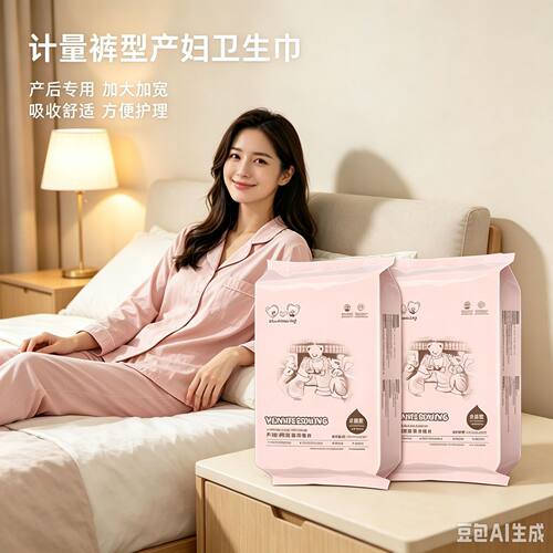 计量卫生巾产妇用剖腹产顺产产后裤型卫生巾m l码月子恶露用