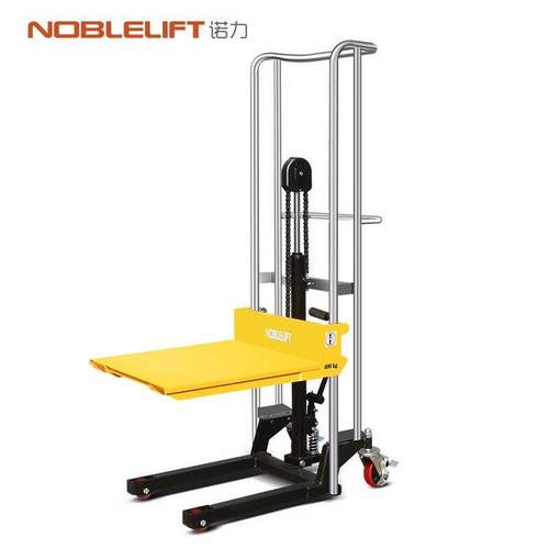 诺力(NOBLELIFT)叉车手动行李车轻便手动液压堆高车模具车脚踏