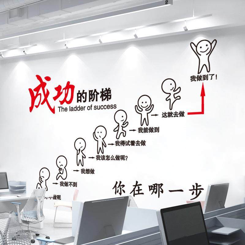 办公室文化墙上装饰励志语录墙贴纸团队激励标语公司自粘墙壁宏东,家居饰品,软装墙贴,淘宝优惠券,粉丝福利购,淘宝优惠卷