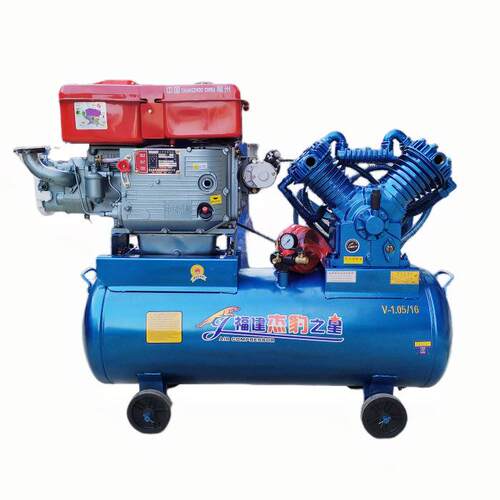 柴油机流动高压补胎空压机移动打气泵打黄油风炮轮胎充气喷真石漆