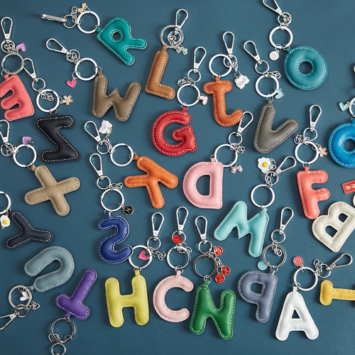 裁鱼手工diy英文字母挂件材料包