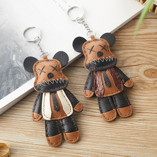 裁鱼手工diy材料包真皮自制挂件