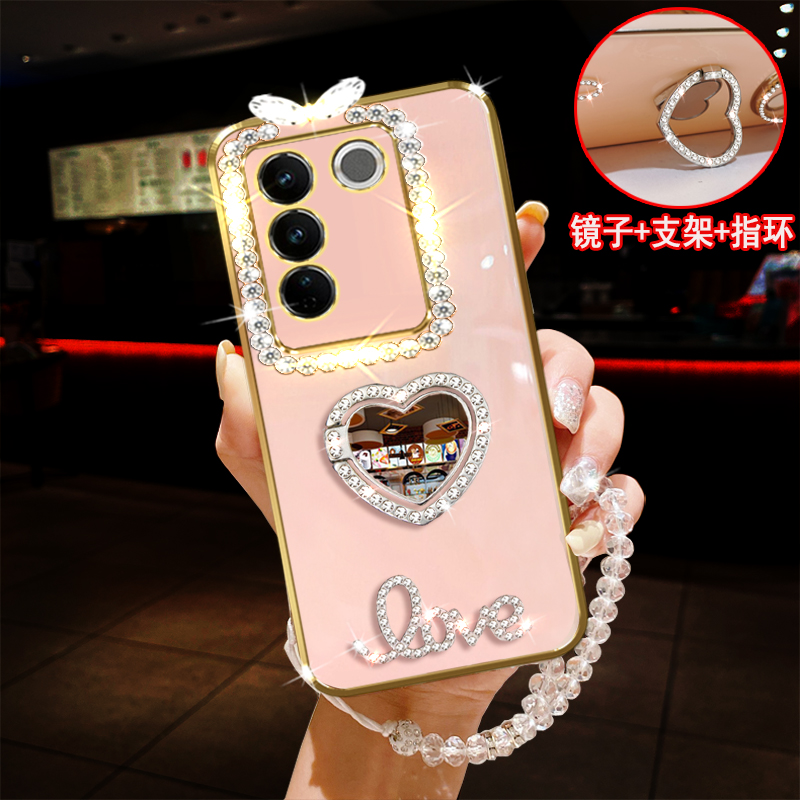 适用vivos17手机壳指环支架