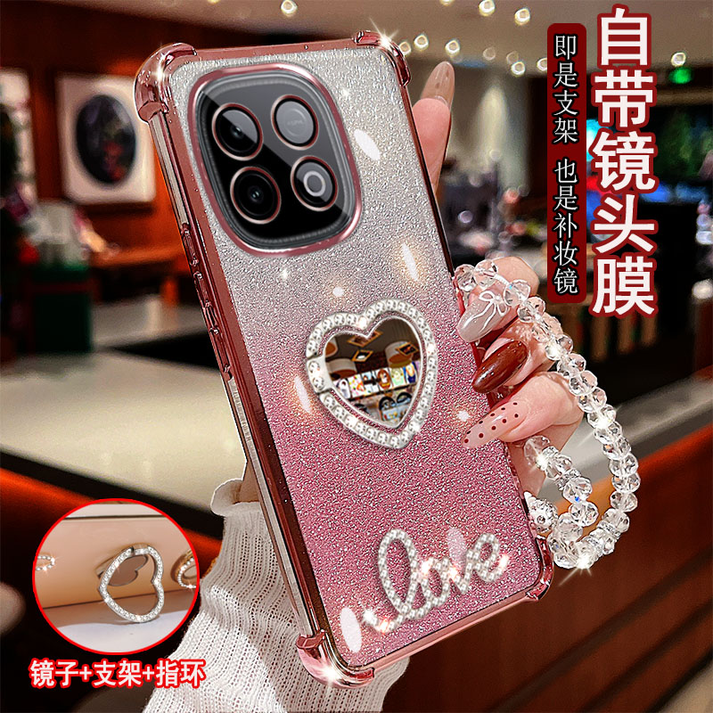 vivoy300GT手机壳镶钻指环