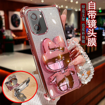 一加Ace6T手机壳兔子支架镜