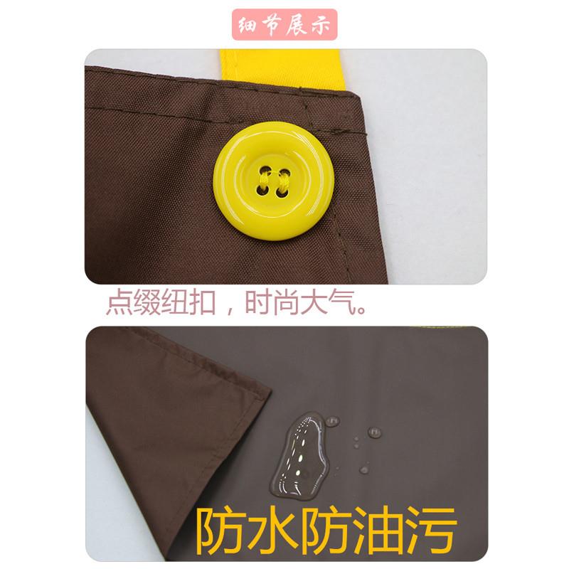 围裙袖套套装女时尚家用可爱厨房防水防油韩版女士工作服带袖罩衣
