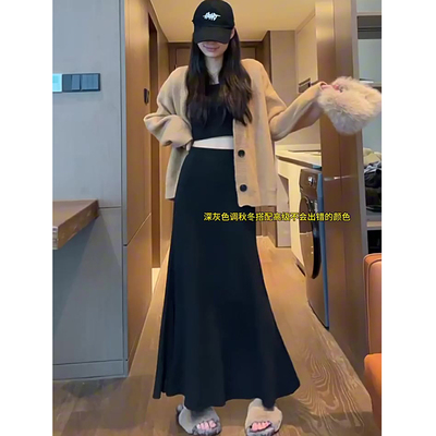 漂亮秋冬裙子梨形必入质感敲好