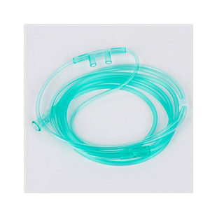 华越医用鼻氧管无菌一次性使用双鼻塞式氧气管硅胶吸氧管家用加长