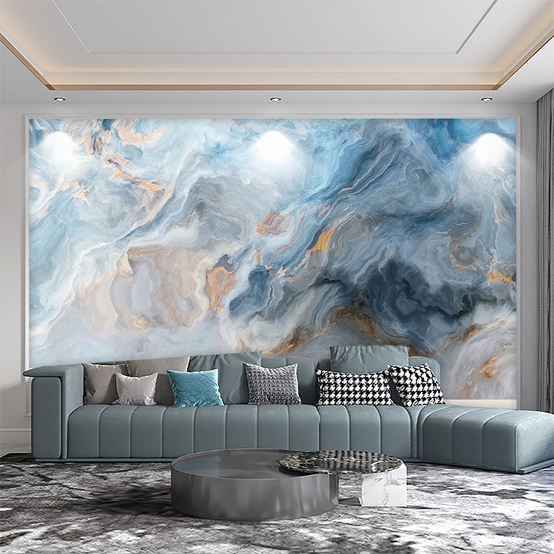 北欧抽象仿大理石纹墙纸客厅电视背景墙壁布艺术壁画现代轻奢壁纸