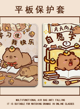适用华为matepad卡皮巴拉Air水豚13平板GT学习SE励志m6荣耀Magic/z6/v8/7/x9/c5/10.4畅享2保护套pro壳11.5寸