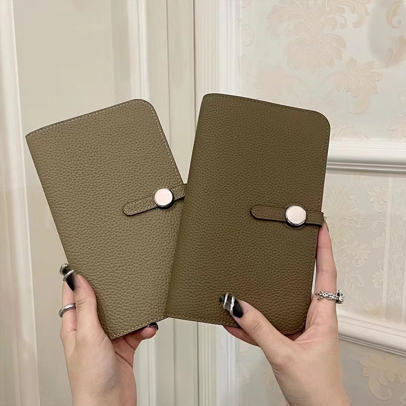 真皮大容量机票本多功能证件包