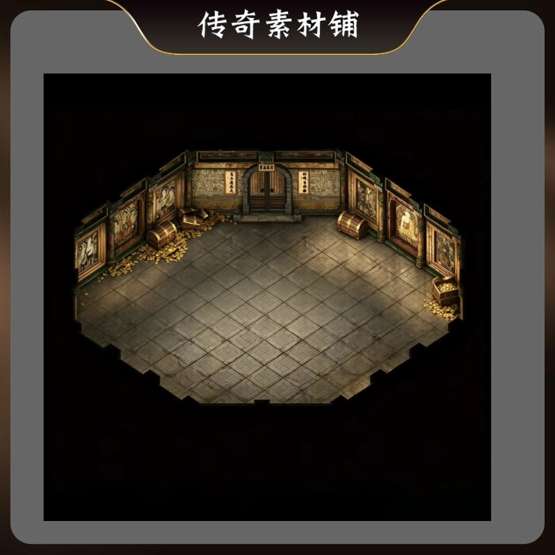 传奇盟重神兵宝藏刷书地图补丁