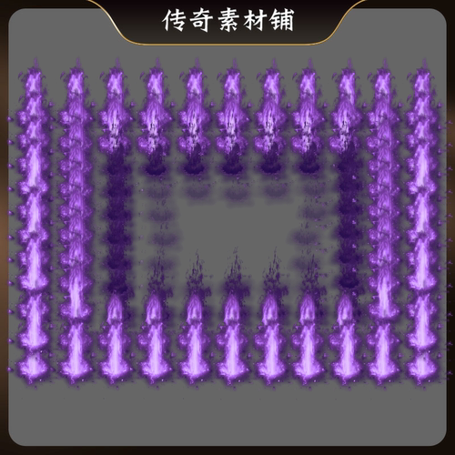 传奇技能冥火全屏火墙PNG素材