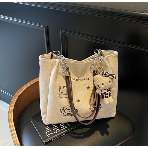 2025新款时尚休闲手拎包百搭通勤托特包大容量学生上课单肩腋下包