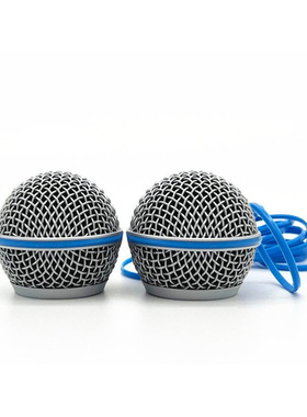 适用BET57A 58A 87A麦克风网头蓝色橡皮胶圈网罩色带圈环