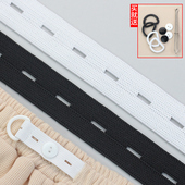 扣眼松紧带孕妇裤 腰收紧神器绳高弹力耐用加厚橡皮筋儿童调节裤 子