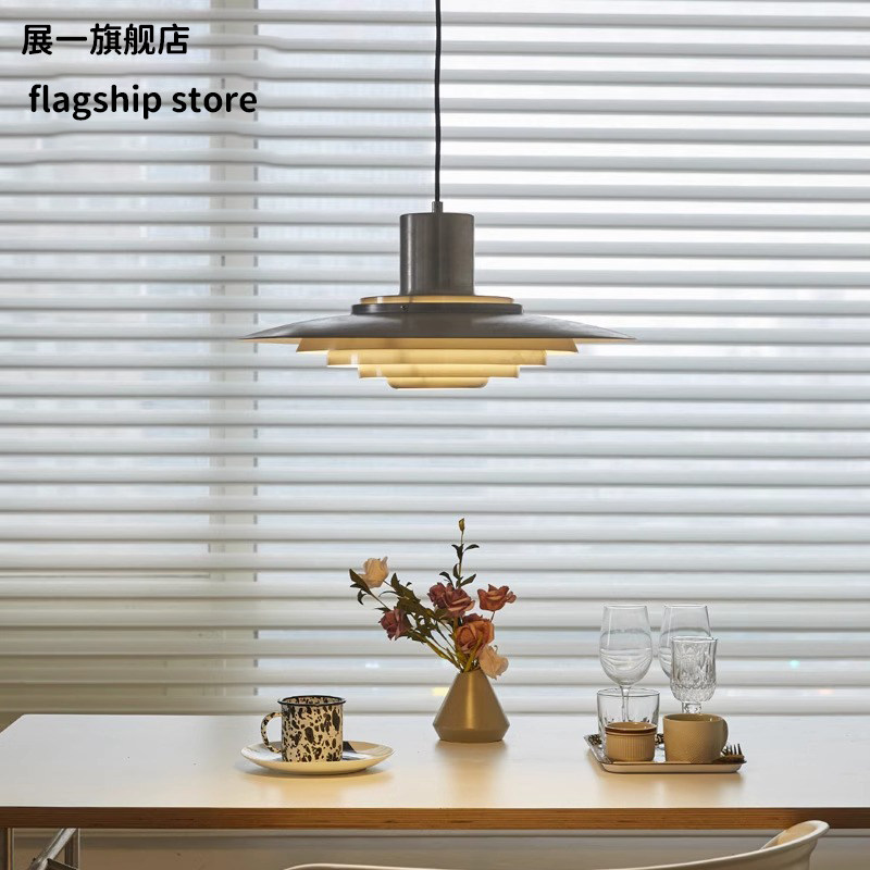 北欧吊灯包豪斯吧台饭厅灯铝材多层灯具设计师风格创意飞碟吊灯,家装灯饰光源,餐厅吊灯,淘宝优惠券,粉丝福利购,淘宝优惠卷
