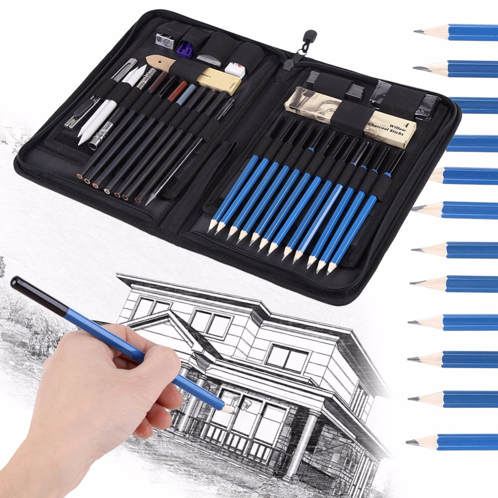 2021  40Pc Sketchig awig Pils Kit Set t