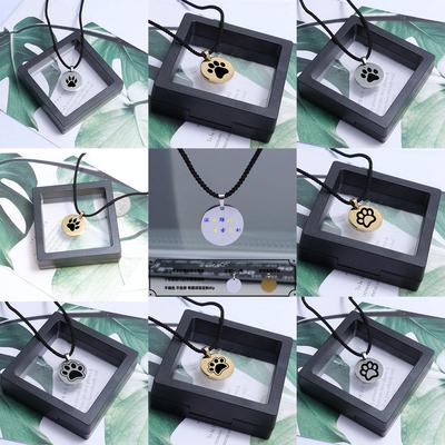 可爱狗爪猫爪项链狗牌项链男女友puppy专属小狗牌激光定制刻名字