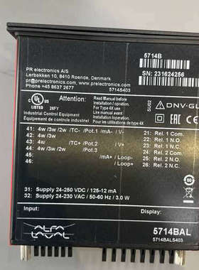 议价-丹麦PR电子5714BAL控制器，型号5714BALS403