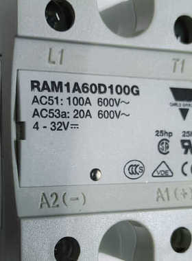 议价-瑞士佳乐固态继电器RAM1A60D100G,4-32VDC,