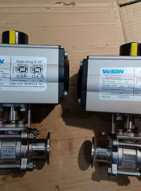 议价-VESON VS063SR10-气动执行器，产线调整拆机，成
