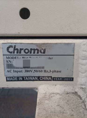 议价-Chroma威肯工业设备，型号Wet Punch Loade