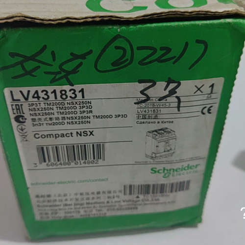 议价-施耐德断路器LV431831 TM200D NSX250N全
