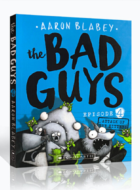 【原版】我是大坏蛋第4：Zittens的反击 英文原版 The Bad Guys Episode 4: Attack of the Zittens  儿童章节书小说 学乐出版