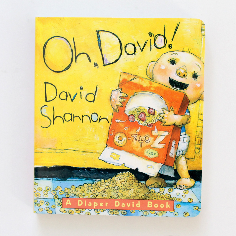 4-10岁 大卫不可以系列：OH, DAVID!: A DIAPER DAVID BOOK 噢 大卫  英文原版 吴敏兰书单 儿童启蒙早教培养  学乐 纸板书