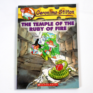 Temple Geronimo 老鼠记者14 Stilton Fire 红宝石神殿 Ruby 英文原版 the