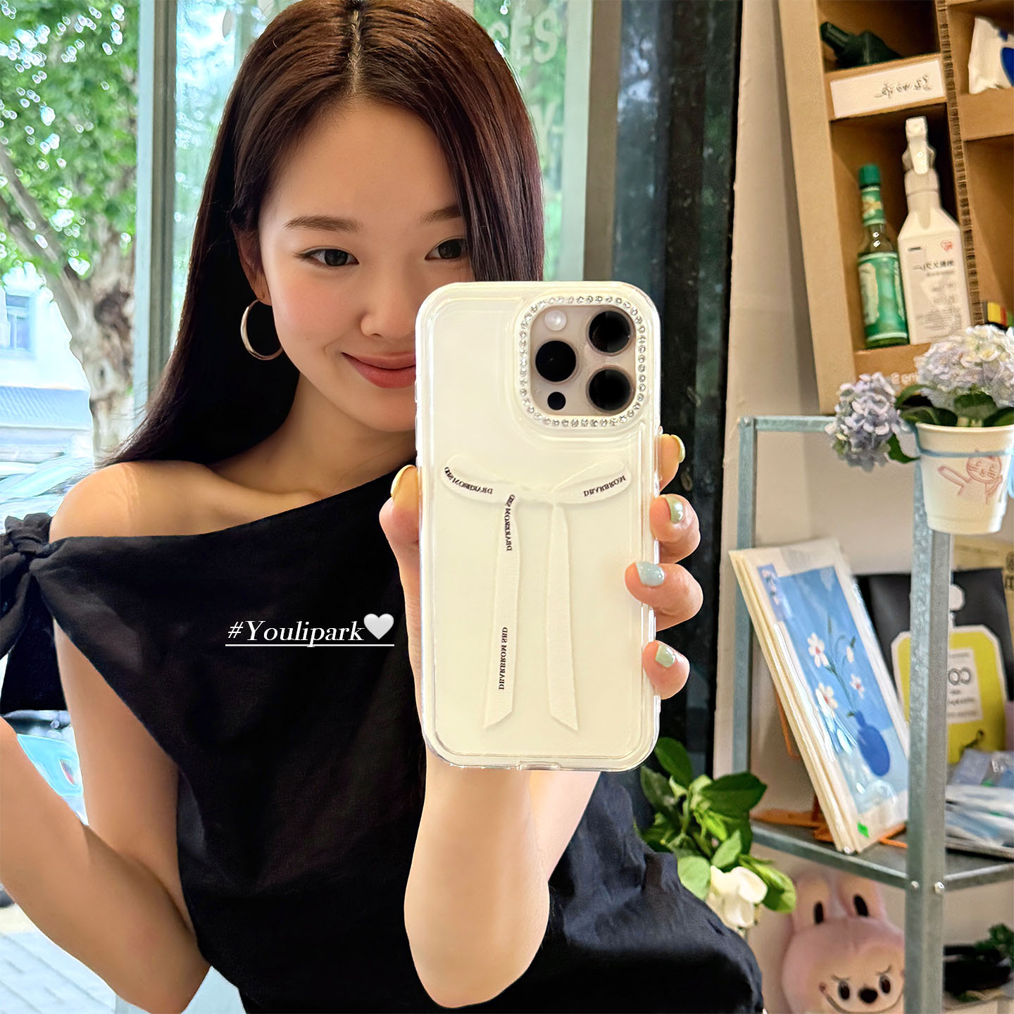 ins小众高级感少女闪钻蝴蝶结15适用16pro苹果16ProMax手机壳iPhone16全包14新款14Promax保护套13韩