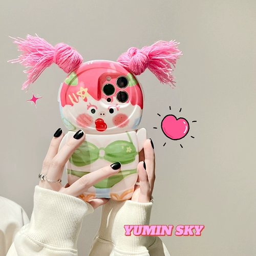 Apple, мультяшный совместимый iPhone 13, трехмерный чехол для телефона, iPhone14 Pro, iPhone12 Pro, iphone, 14promax, 13promax, защита при падении