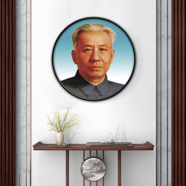 湘简客厅现代是圆形挂画