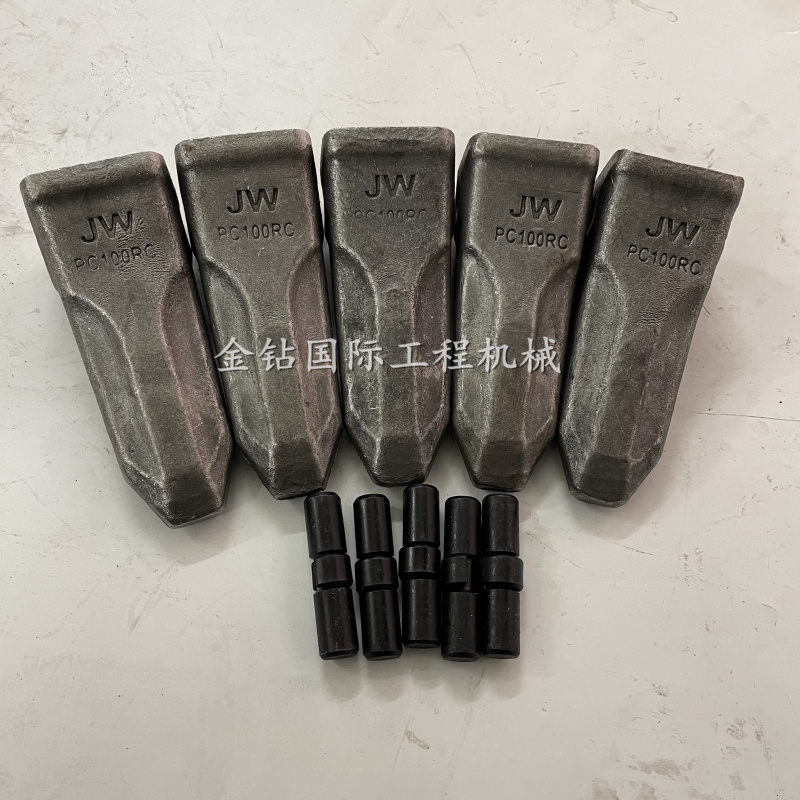 挖掘机配件小松牙齿PC100斗齿柳工907/908玉柴60耐磨锻造斗齿矿山