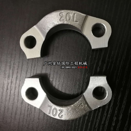 卡特日立神钢挖掘机维修液压大泵分配阀油管堵头法兰堵板夹子配件