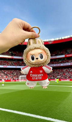 定制17cm玩偶公仔衣服拉布布三代阿森纳球衣labubu3可爱新款娃衣