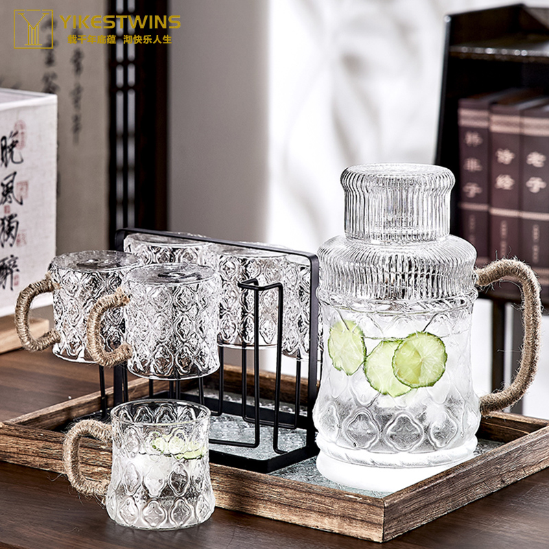 玻璃冷水壶水杯套装大容量果汁壶