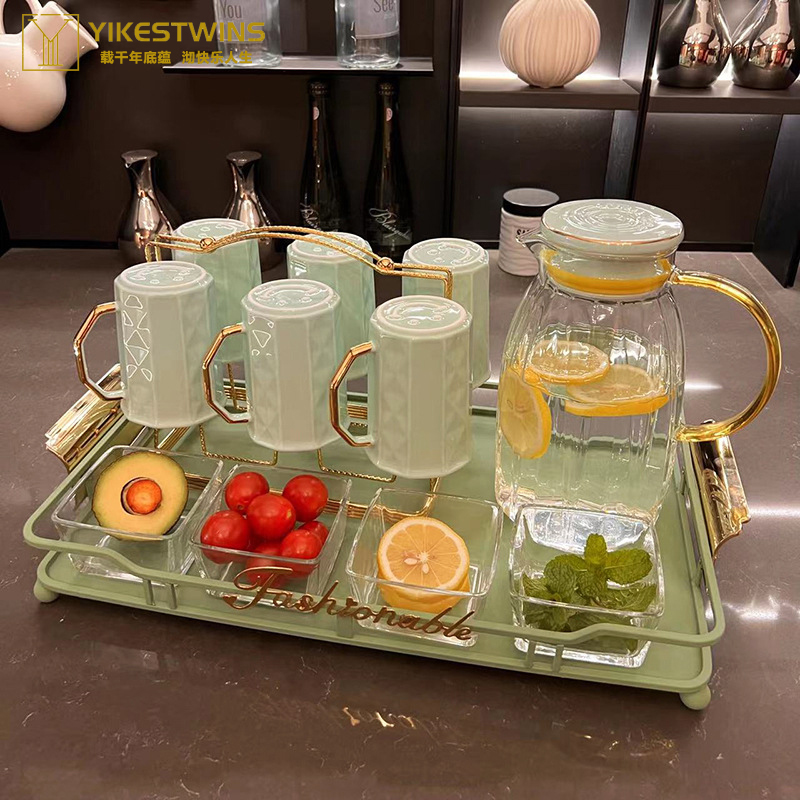 茶壶茶杯水具套装茶具茶杯带把手