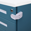 儿童抽屉锁防夹手抽屉柜门安全锁宝宝放打开居家抽屉柜门安全锁扣