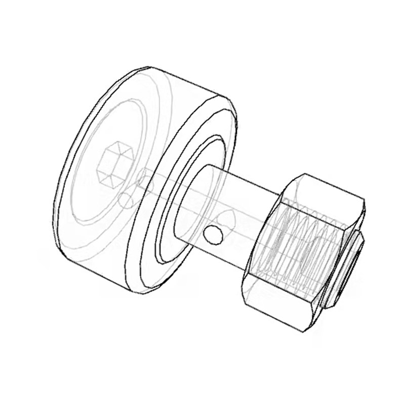 螺栓型滚轮c滚针轴承凸轮随动器KR KRE KR16 19 22 26 30 32 35 P