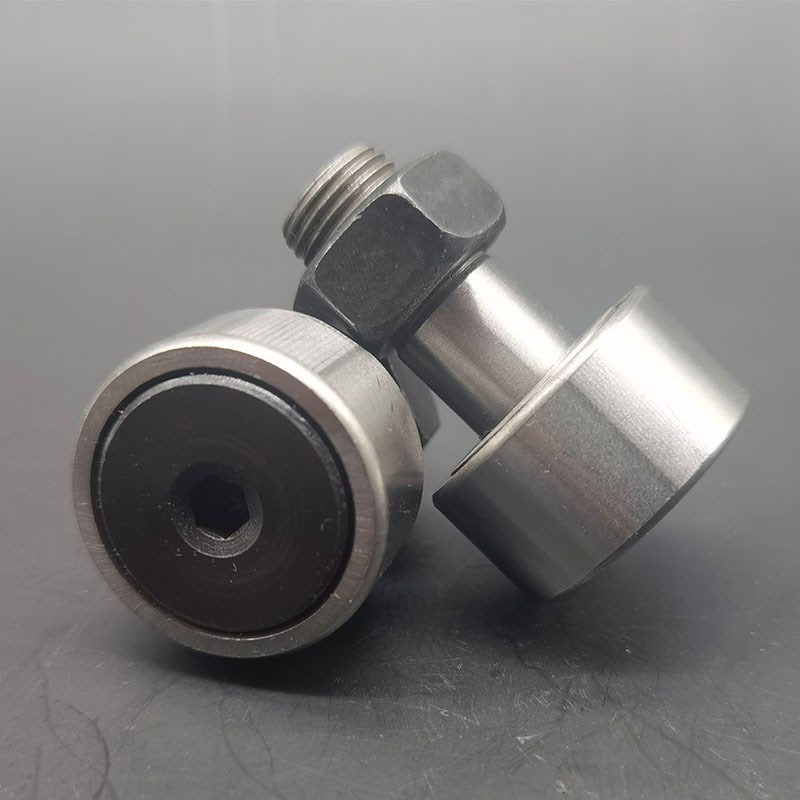 国产国标圆形凸轮j螺栓型滚轮滚针CF20KR32圆柱带轴杆满针轴承钢